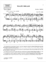 Mazurkas. Volume 1 - CHOPIN - Partition - Piano